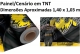 Painel/Cenrio em TNT temtica Batman tamanho 1,40mts x 1,03 mts