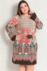 VESTIDO PLUS SIZE  - COD. UNI000354