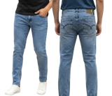 CALÇA JEANS ZOOMP MASCULINA SLIM FIT BOLSO BORDADO-REF.UNI001005