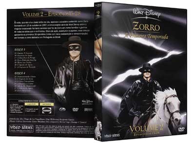 Box Dvd: Zorro 1ª E 2ª Temporada Completo - Original Lacrado