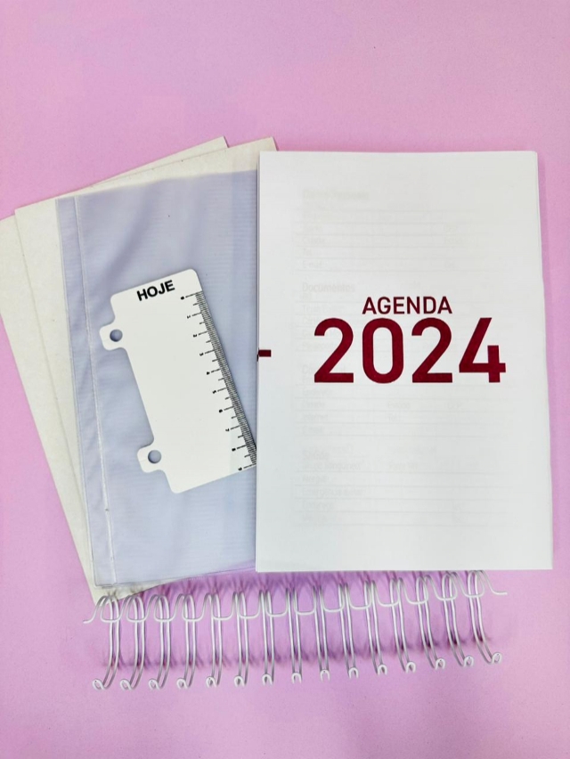5 Kits Miolo de Agenda 2023 - COM WIRE-O