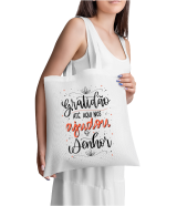 Ecobag Gratido, At Aqui nos Ajudou o Senhor