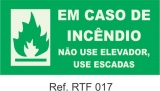 Placa Fotoluminescente ( Rota de Fuga )