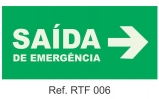 Placa Fotoluminescente ( Rota de Fuga )