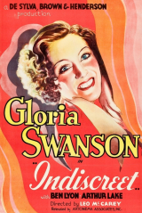 AMOR INDISCRETO (Indiscreta) (1931) (Gloria Swanson,Ben Lyon,Monroe Owsley) (LEG)