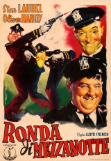A PATRULHA DA MEIA NOITE (1933) (Stan Laurel,Oliver Hardy,Harry Bernard) (LEG)