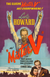 A MSCARA DO PROFESSOR SMITH (Mister V) (1941) (Leslie Howard,Francis L. Sullivan,Allan Jeayes) (LEG)
