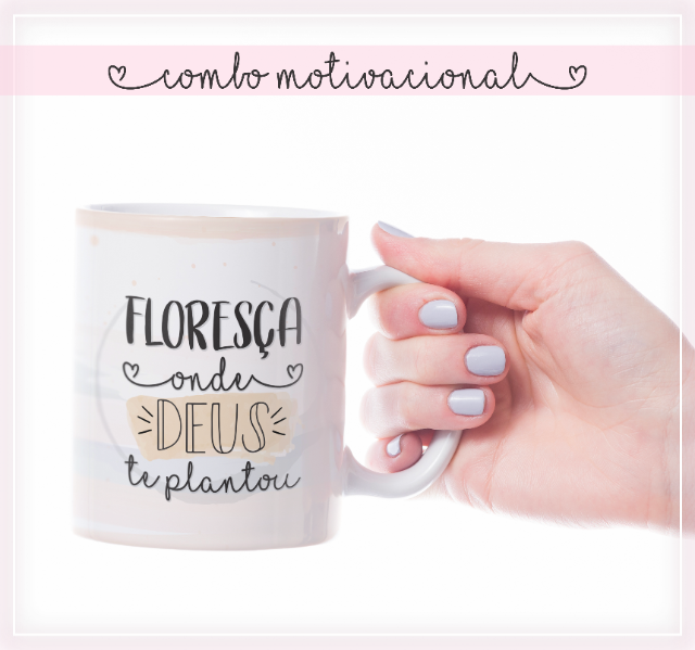 Caneca Porcelana Frases de Motivação Insista, Persista E Nunca Desista  Presente