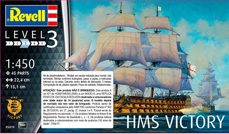 Maquette Revell H.M.S. Victory 1/225 - Bateau Historique - Neuf Boîte Non Ouverte