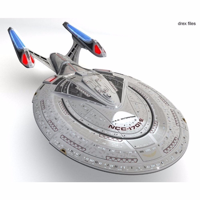 Nave Star Trek U.s.s. Enterprise Ncc-1701-e 1:1400 Amt 853