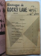 Almanaque Rocky Lane 1957 original - RGE  