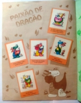 lbum de figurinhas Dinossauros com Humor - Uned E