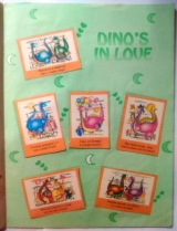 lbum de figurinhas Dinossauros com Humor - Uned Editora  