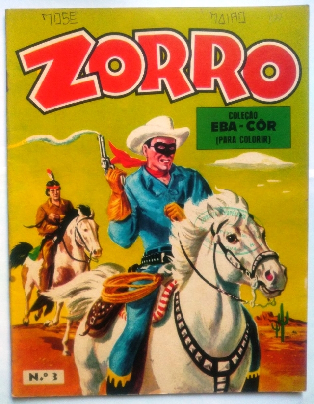 Álbum Zorro para colorir - EBAL