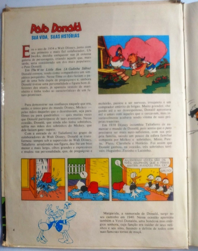 Donald, o pato mais nervoso do mundo.