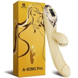 Vibrador Kistoy - A King Pro - Amarelo - Ref:15353
