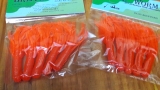 Craw Tube Brave Worm - Orange