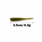 Micro Shad Shape 3,5cm - Amarelo