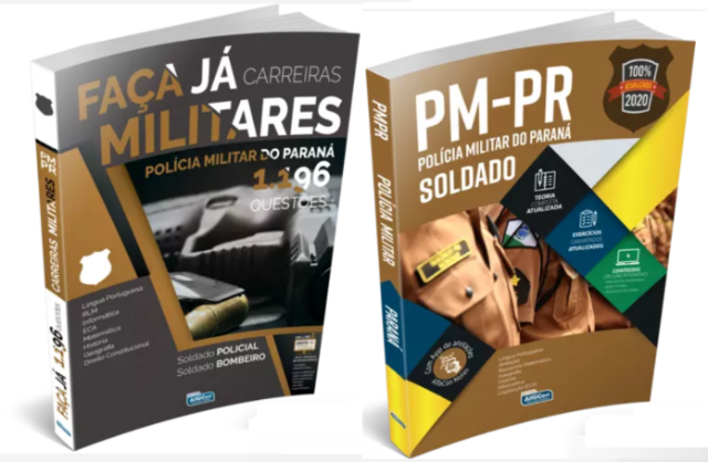 Apostila Polícia Militar Do Paraná Pm Pr (combo) Alfacon