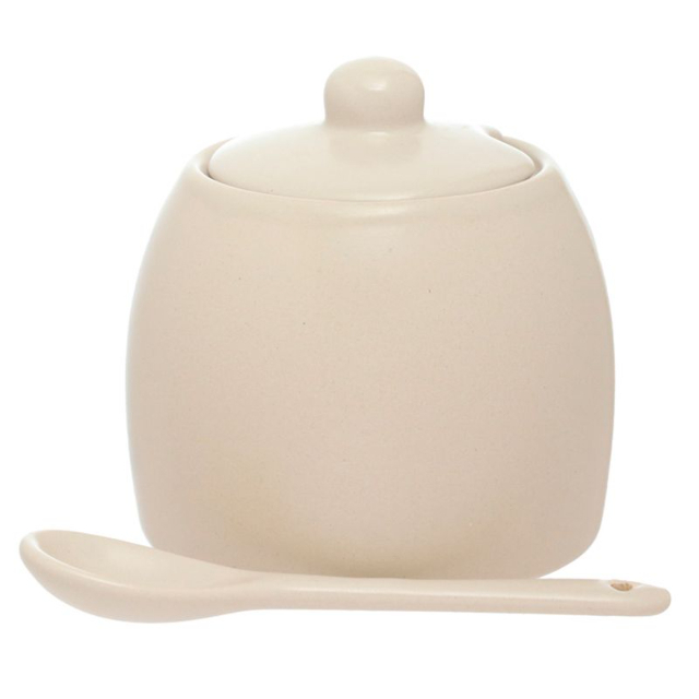 Aucareiro Sarah C/ Colher 380ml Em Cermica