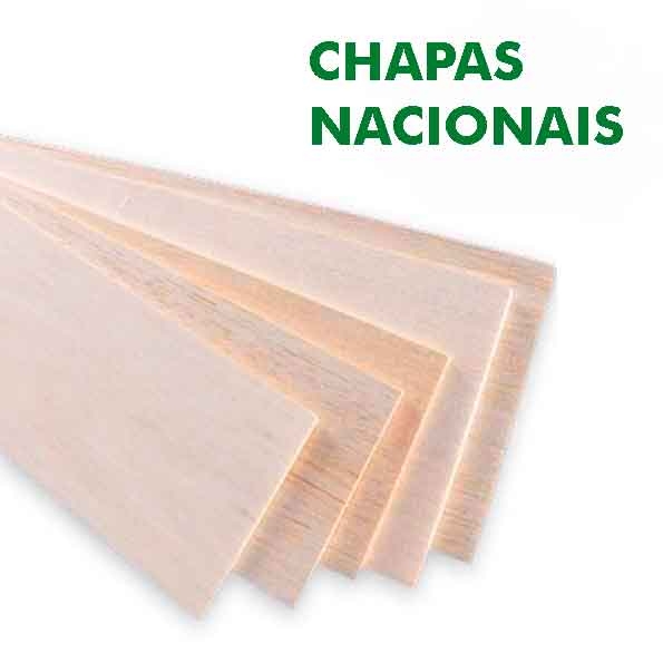 Chapa Balsa Nacional 2x100x900mm