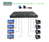 Distribuidor Splitter 1X8 HDMI 2.0 - 4K2K 60Hz - 4KEL108-2.0