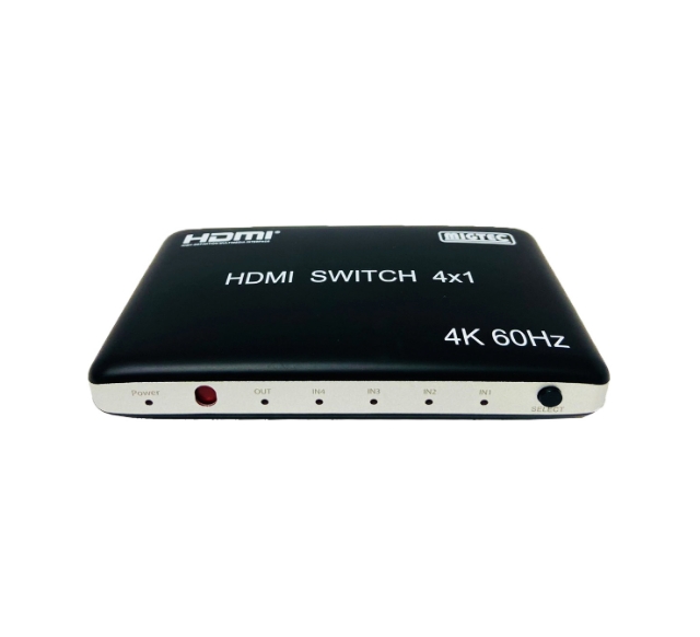 Chaveador SWITCH 4x1 HDMI 4K60Hz 4K2K - 4KEL404-2.0