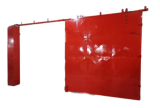 Porto P-240 industrial de correr com contra peso e temosensivel 3 x 3 m