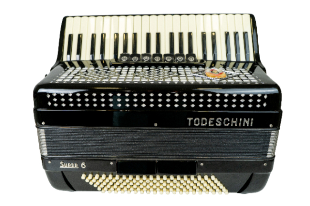 Acordeon Todeschini Super 6 Preto por R$17.880,00