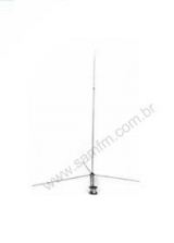 Antena 5/8 plano terra 3 dB de ganho 300 WATTS