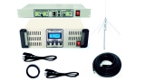 Kit 100W FAST - Transmissor FM 100w FAST + Processador 5 Bandas Digital Dsp-5 RDS + Antena Plano Terra +30m RGC-213