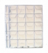 (A1.7) 01 Folha Moedas 20 Divis�es 40x40mm 2 Furos Com Aba