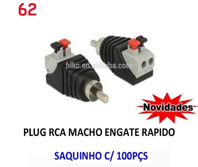Plug RCA macho engate rapido?cache=