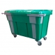 Lixeira 1200 litros 195x99x120 cm (ref. CR1200-R) com Rodas 