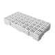 Estrado piso plstico modular  82x41x13 cm - 2,97 peas/m (ref. ES8241) industrial