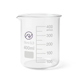 BECKER DE VIDRO FORMA BAIXA COM CAPACIDADE PARA 400ml ARV (COD 29325)