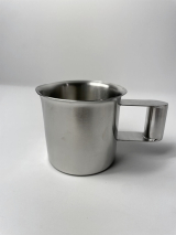 CANECA DE AO INOX CAPACIDADE PARA 250ml COM ALA (COD 15008)