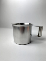 CANECA DE AO INOX CAPACIDADE PARA 500ml COM ALA (COD 15010)