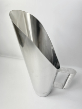 CONCHA DE A�O INOX TIPO CEREAIS CAPACIDADE PARA 2000ml COM AL�A (COD 21328)