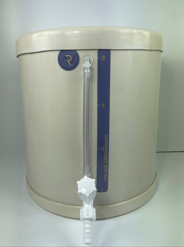 BARRILETE DE PVC PARA GUA CAP. 20 LITROS (CD.20539)