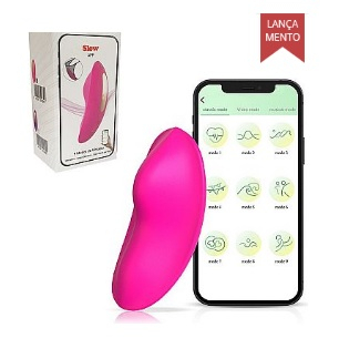 Vibrador p/ Calcinha Estimulador controlado via App/Bluetooth (Cd 8288)