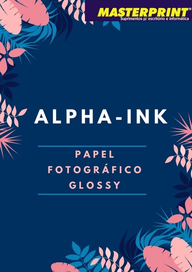 Papel Fotográfico Glossy 180 Grm A4 - 50 folhas