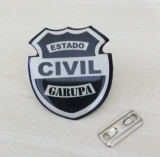 Boton Resinado - Estado Civil Garupa