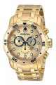 Pulseira de Ao Dourada Compatvel Invicta Pro Diver Completa 