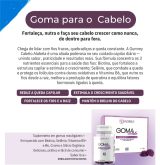 Goma Cabelo Uva 60 gomas Pote