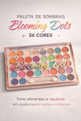 Paleta De Sombras Blooming Dots 36 Cores - Luisance