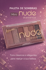 Paleta de Sombra Mini Nude Elegance Luisance 
