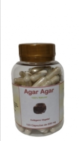 Agar Agar 500mg 120 Cpsulas