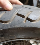 Pneu moto 180.70.15 Pirelli usado em bom estado