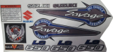 Jogo de Adesivos suzuki Savage LS650 Cinza ou Multi Cores